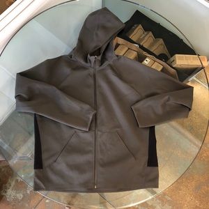 Lulu Lemon zip hoodie neoprene-like size XXL